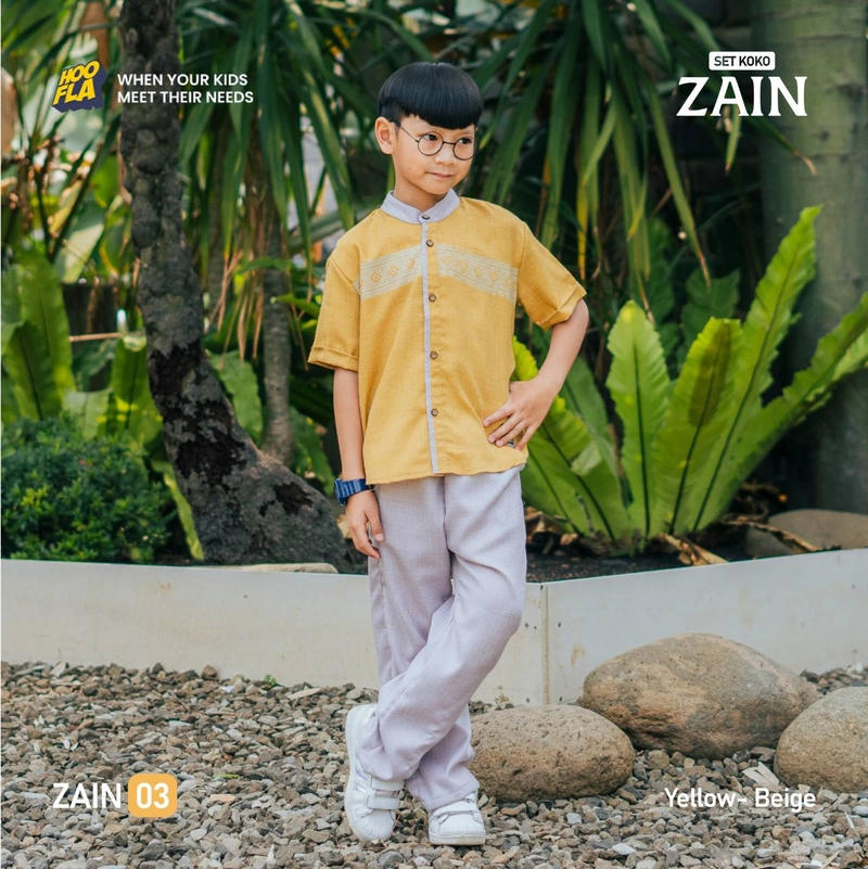 Product image Set Koko Zain L (ZAIN 03) Yellow - Beigie